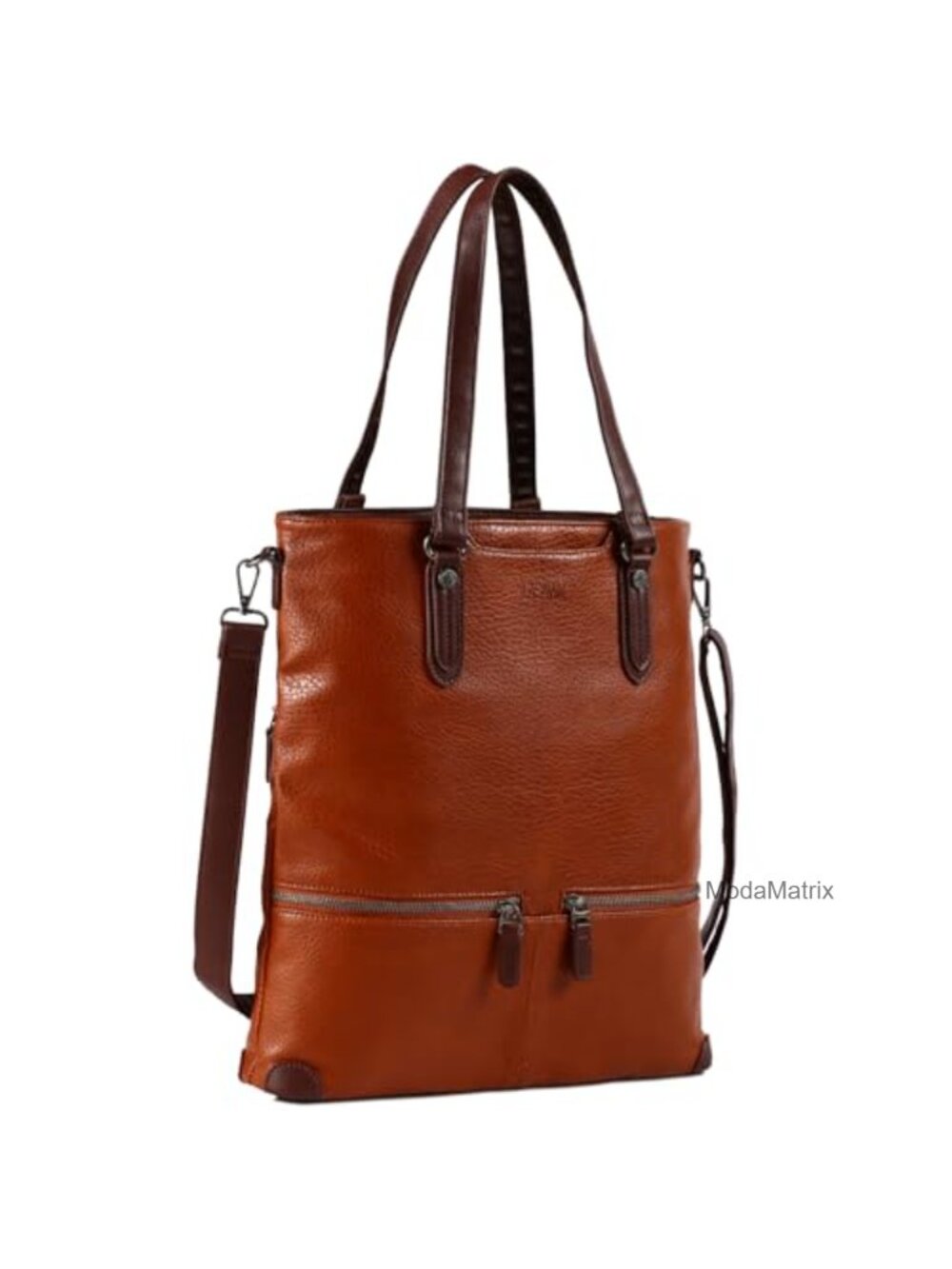 Vegan Leather Laptop Tote Bag Waterproof Lightweight Shoulder Crossbody Purse